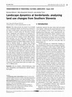 Research paper thumbnail of Landscape dynamics at borderlands: analysing land use changes from Southern Slovenia