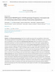 Research paper thumbnail of Differential NRAMP1gene’s D543N genotype frequency: Increased risk of contracting tuberculosis among Venezuelan populations