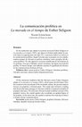 Research paper thumbnail of La comunicación profética en La morada en el tiempo de Esther Seligson