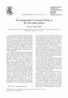 Research paper thumbnail of The management of oronasal fistulas in the cleft palate patient