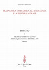 Research paper thumbnail of Tra politica e metafisica. Gli idéologues e la repubblica ideale