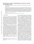 Research paper thumbnail of Synchronizing the helicity of Rayleigh-B\'enard convection by a tide-like electromagnetic forcing