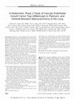 Research paper thumbnail of A Multicenter, Phase 2 Study of Vascular Endothelial Growth Factor Trap (Aflibercept) in Platinum- and Erlotinib-Resistant Adenocarcinoma of the Lung