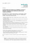 Research paper thumbnail of Leishmanicidal and Cholinesterase Inhibiting Activities of Phenolic Compounds from Allanblackia monticola and Symphonia globulifera