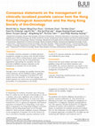 Research paper thumbnail of Consensus statements on the management of clinically localized prostate cancer from the Hong Kong Urological Association and the Hong Kong Society of Uro-Oncology