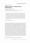 Research paper thumbnail of Dialogue, Activism, and Democratic Social Change