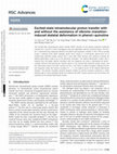 Research paper thumbnail of Excited-state intramolecular proton transfer with and without the assistance of vibronic-transition-induced skeletal deformation in phenol–quinoline