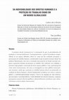 Research paper thumbnail of The indivisibility of human rights and the Decent Work Protection in a Globalized World