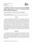 Research paper thumbnail of A Preliminary Study of the Age and Growth of Paddletail Snapper Lutjanus gibbus (Forsskål 1775) in Bunaken Marine Park, North Sulawesi, Indonesia