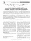 Research paper thumbnail of Prevalence of intestinal parasites and risk factors forspecific and multiple helminth infections in a remote city of the Brazilian Amazon