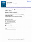 Research paper thumbnail of Introduction: the progress of elite ice hockey beyond the NHL