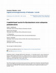 Research paper thumbnail of A peptide-based vaccine for Mycobacterium avium subspecies paratuberculosis