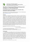 Research paper thumbnail of The Effect of Instructional Media and Interpersonal Intelligence on Early Reading Skills