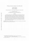 Research paper thumbnail of Pricing sovereign contingent convertible debt