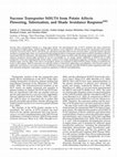 Research paper thumbnail of Sucrose Transporter StSUT4 from Potato Affects Flowering, Tuberization, and Shade Avoidance Response