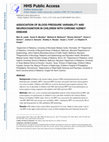 Research paper thumbnail of Association of blood pressure variability and neurocognition in children with chronic kidney disease