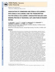 Research paper thumbnail of Association of connexin36 and zonula occludens-1 with zonula occludens-2 and the transcription factor zonula occludens-1-associated nucleic acid-binding protein at neuronal gap junctions in rodent retina