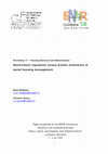 Research paper thumbnail of Market-Orientation in Social Housing Management: Limitations and Opportunities of European and Australian Landlords