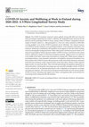 Research paper thumbnail of COVID-19 Anxiety and Wellbeing at Work in Finland during 2020–2022: A 5-Wave Longitudinal Survey Study