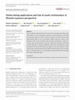 Research paper thumbnail of Online dating applications and risk of youth victimization: A lifestyle exposure perspective