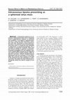 Research paper thumbnail of Intraosseous lipoma presenting as a sphenoid sinus mass