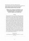 Research paper thumbnail of Níveis de literacia mediática em estudantes do 2º e 3º ciclos do ensino básico em Portugal