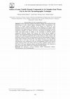 Research paper thumbnail of Analyze of some Volatile Organic Compounds in Air Samples from Tirana City by the Gas Chromatographic Technique