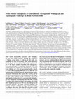 Research paper thumbnail of White Matter Disruptions in Schizophrenia Are Spatially Widespread and Topologically Converge on Brain Network Hubs