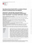 Research paper thumbnail of May Measurement Month 2018: an analysis of blood pressure screening results from Malaysia