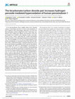 Research paper thumbnail of The bicarbonate/carbon dioxide pair increases hydrogen peroxide-mediated hyperoxidation of human peroxiredoxin 1