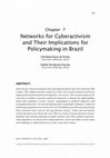 Research paper thumbnail of Networks for Cyberactivism and Their Implications for Policymaking in Brazil