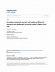 Research paper thumbnail of Atmospheric polycyclic aromatic hydrocarbon profiles and sources in pine needles and particulate matter in Dayton, Ohio, USA