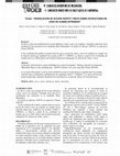 Research paper thumbnail of Título: "MODELACION DE ACCION VIENTO Y NIEVE SOBRE ESTRUCTURAS EN CASO DE CLIMAS EXTREMOS"