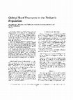 Research paper thumbnail of Orbital Roof Fractures in the Pediatric Population