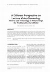 Research paper thumbnail of A Different Perspective on Lecture Video-Streaming