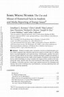 Research paper thumbnail of Sorry, Wrong Number: The Use and Misuse of Numerical Facts in Analysis and Media Reporting of Energy Issues