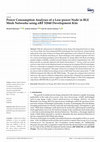 Research paper thumbnail of Power Consumption Analyses of a Low-power Node in BLE Mesh Networks using nRF 52840 Development Kits