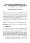 Research paper thumbnail of Changing local politics in South Africa: the power relationship between local government and the people