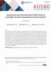 Research paper thumbnail of Uluslararası Bir Sorun Alanı Olarak Kıbrıs’a İlişkin Tarihsel ve Teorik Öğeler Üzerinden ‘Demokratik Barış Teorisi’nin Eleştirisi