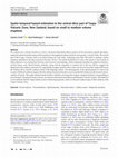 Research paper thumbnail of Spatio-temporal hazard estimation in the central silicic part of Taupo Volcanic Zone, New Zealand, based on small to medium volume eruptions