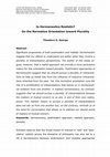 Research paper thumbnail of Is Hermeneutics Realistic? On the Normative Orientation toward Plurality