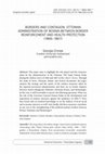 Research paper thumbnail of Borders and Contagion. Ottoman Administration of Bosnia between Border Reinforcement and Health Protection (1866–1867)