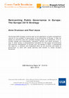 Research paper thumbnail of Reinventing Public Governance in Europe/ The Europe 2020 Strategy