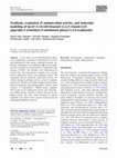 Research paper thumbnail of Synthesis, evaluation of antimicrobial activity, and molecular modeling of novel 2-((4-(2H-benzo[d] [1,2,3] triazol-2-yl)piperidin-1-yl)methyl)-5-substituted phenyl-1,3,4-oxadiazoles