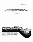 Research paper thumbnail of Scoping the parameter space for demo and the engineering test facility (ETF)