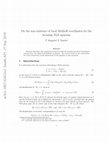 Research paper thumbnail of On the non-existence of local Birkhoff coordinates for the focusing NLS equation