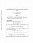 Research paper thumbnail of The heat semigroup on weighted Sobolev and asymptotic spaces