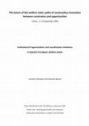 Research paper thumbnail of Institutional fragmentation and coordination initiatives in western  European welfare states