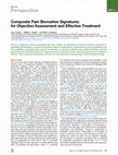 Research paper thumbnail of Composite Pain Biomarker Signatures for Objective Assessment and Effective Treatment