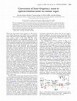 Research paper thumbnail of Conversion of laser optical rotation noise in cesium vapor | NIST